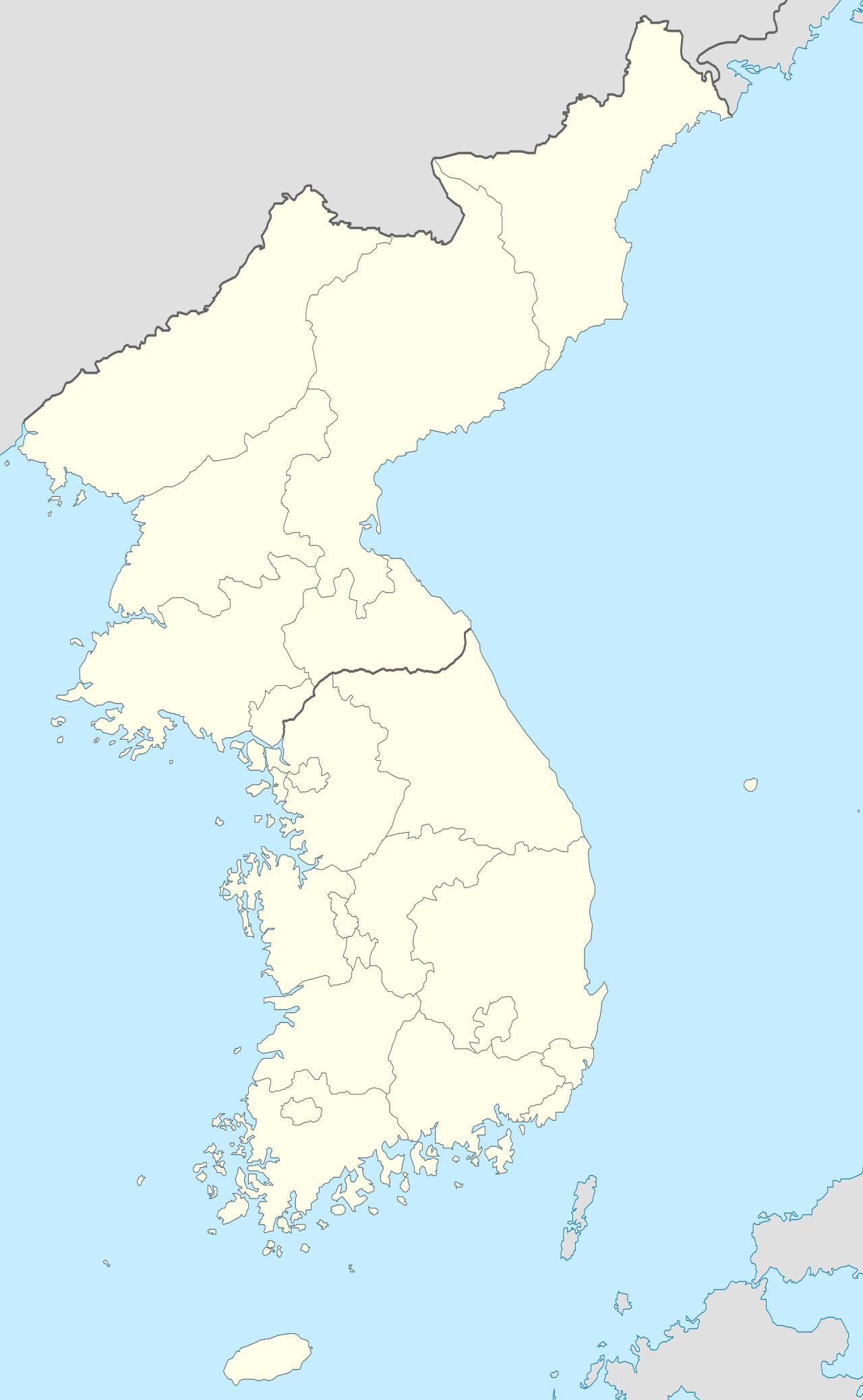 Korea map